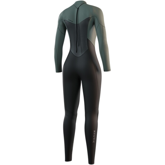 2025 Mystic Womens Star 5/3mm Back Zip Wetsuit 35000.250053 - Dark Olive